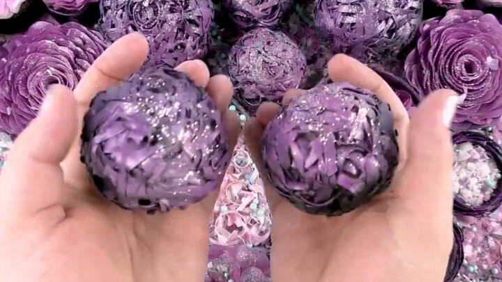 ASMR-Purple Soap Flakes