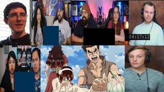 DR STONE EPISODE 5 REACTION MASHUP!!