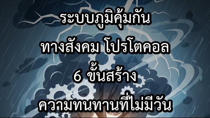 ระบบภูมิคุ้มกันทางสังคม โปรโตคอล 6 ขั้นสร้างความทนทานที่ไม่มีวันพัง