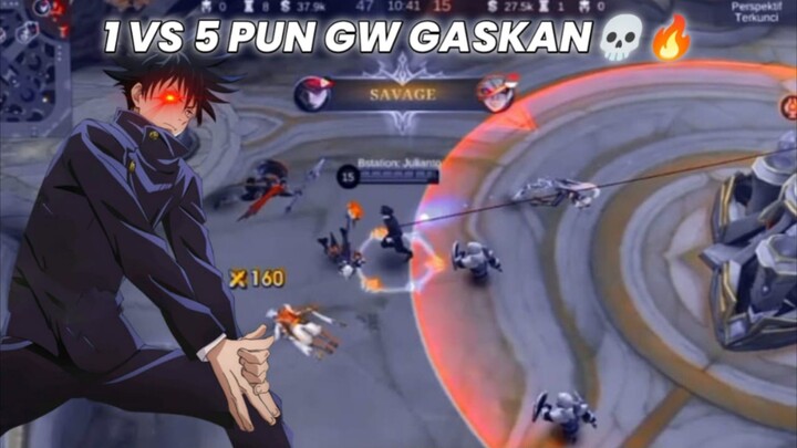 Dikeroyok 1 Vs 5 Tetap Menang Pakai Build Kekebalan Tubuh Yang Sangat Badas 💀🔥
