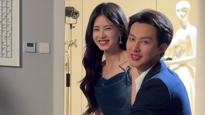 Min Jie & Zhu Xiaoxue 💗 “月落舟怀 Moonset in the Embrace of the Boat” (BTS)