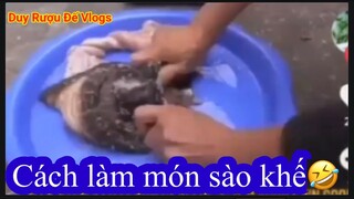 Cách làm món lờ trâu sào khế🤣🤣🤣