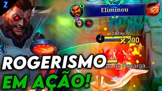 PARTIDA QUE ME LEVOU AO HONRA MÍTICA - ROGER GAMEPLAY | Mobile Legends