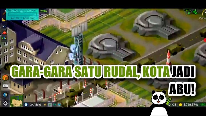 💥 GARA-GARA SATU RUDAL, KOTA JADI ABU!