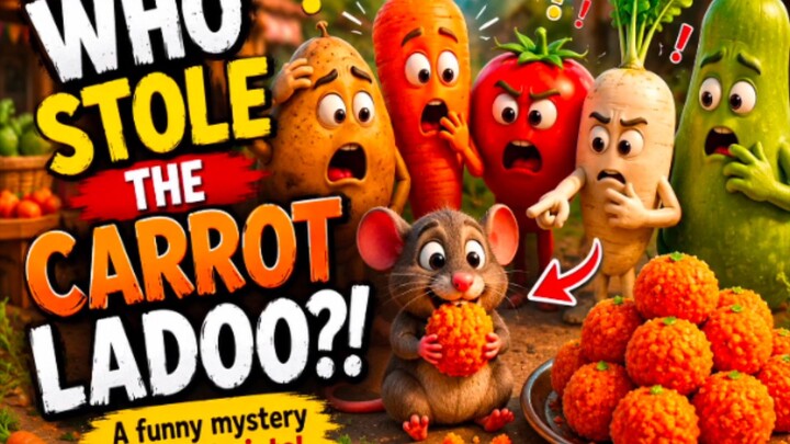 Who Stole the Carrot Ladoo?! 🥕😂 | The Funniest Vegetable Mystery