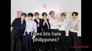 Does BTS hate PHILIPPINES?