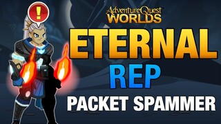 ETERNAL REP PACKET SPAMMER - 400 REP/SEC - ETERNAL INVERSIONIST CLASS HACK | AQW BOTS & HACKS 2019