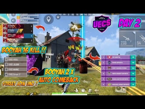 UPOINT DAY 1 & DAY 2 PART 2 !! MATCH 5 - 8 COMEBACK BOOYAH 2 X BERTURUT-TURUT !!