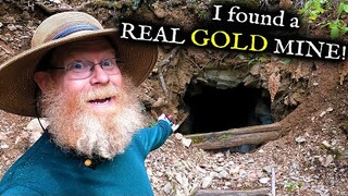 I found an actual REAL GOLD MINE hidden on my property!