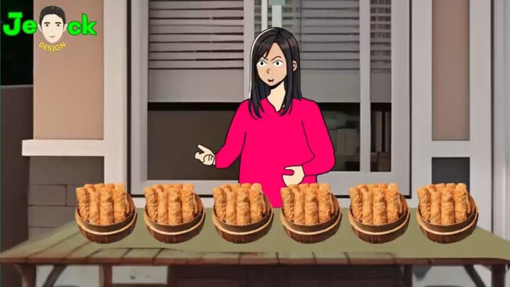 AZAB PENJUAL LUMPIA SEBLAK CULAS PAKAI BAHAN BAHAN BASI BIKIN PELANGGAN KERACUNAN || ANIMASI AZAB
