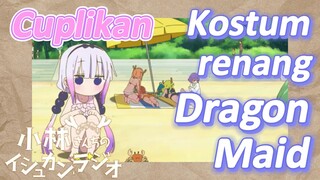 [Miss Kobayashi's Dragon Maid] Cuplikan | Kostum renang Dragon Maid