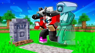 CAMERA WOMAN is DEAD? JJ is without a WIFE in Minecraft - Maizen