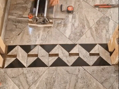 Patterned Installation of Threshold Stones