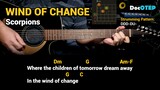 Wind Of Change - Scorpions (1990) Easy Guitar Chords Tutorial with Lyrics Part 3 SHORTS REELS