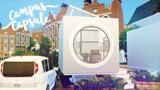Campus Capsule 🏡 📚 | 3x4 Tiny Dorm | The Sims 4 Discover University | Speed Build | CC Free