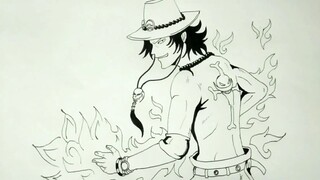 Drawing Ace Luffy's Brother | One Piece