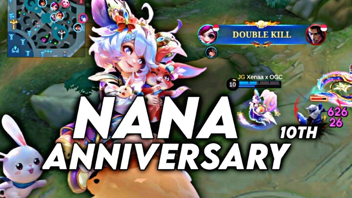 REVIEW SKIN ANNIVERSARY NANA - Mobile Legends
