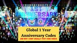 Guardian Tales | 1 Year Anniversary Codes for GLOBAL SERVER | Asia server needs some LOVE~