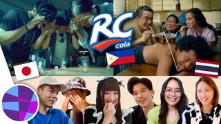 Japanese & Thais React to RC Cola Philippines Commercials 🇯🇵🇹🇭🇵🇭 | EL's Planet
