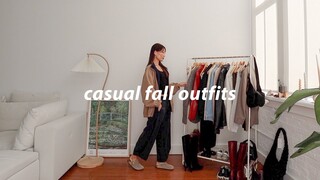 CASUAL FALL OUTFITS🧸 | fall lookbook