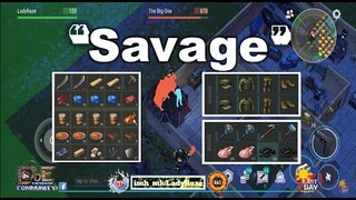 "Savage" using small box to block | OPENED ALL BOXES AND ROOMS  - Last Day On Earth: Survival