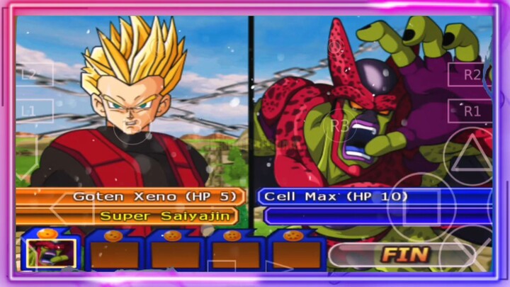 GOTEN XENO SSJ VS CELL MAX - DB MOD ANDROID GAMEPLAY