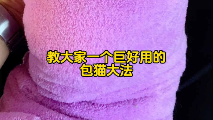 Here’s a super effective method for safely carrying your cat—once you master it, even the most misch