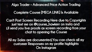 Algo Trader course -  Advanced Price Action Trading download