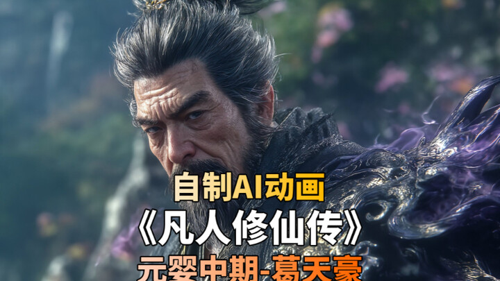 อนิเมชัน AI ที่สร้างขึ้นเอง บันทึกการบำเพ็ญเซียนของสามัญชน เก๋อเถียนหาว สำนักหยินหลัว ต้าจิ้น