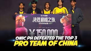 Onic Ph Mengalahkan 3 Top Tim China