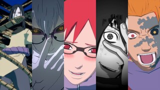 Team Orochimaru Ultimate Jutsu's - Naruto Shippuden Ultimate Ninja Storm 4 (60FPS)