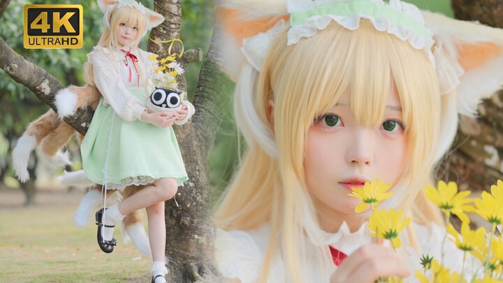 I'm cosplaying my daughter, Lily, from Arknights, 4K [Hexi]