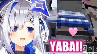 Kanata Surprised to See the Panties of her Minecraft Character 【Hololive English Sub】