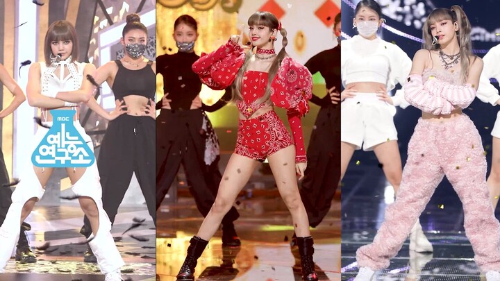 This solo stage presence is insane—so intense! [Three Live Cam Split-Screen] BLACKPINK’s LISA – “LAL
