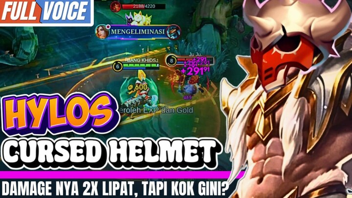 BUILD HYLOS CURSED HELMET : DAMAGE NYA 2× LIPAT,TAPI KOK GINI? 🤔 (BUILD HYLOS TERKUAT 2025).MLBB