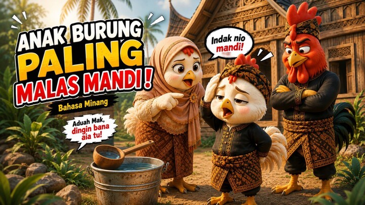 ๐ฃ JudulAnak Burung Paling Malas Mandi ๐๐ญ | Bahasa Minang