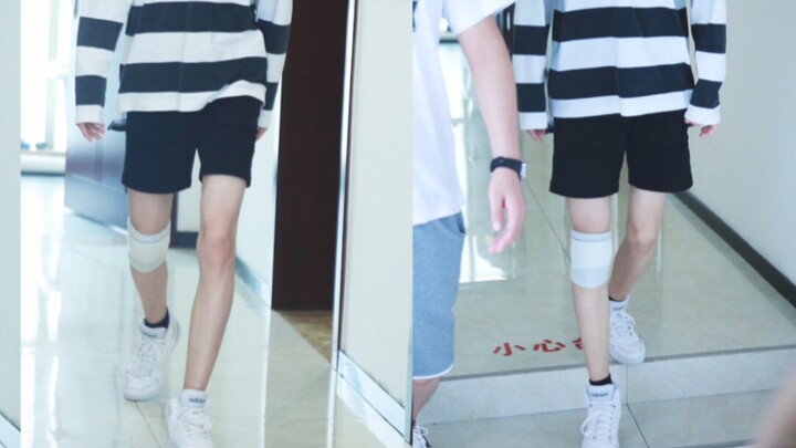 Tỷ lệ cơ thể tuyệt vời đến mức trước khi tôi lên lầu, tôi cứ nghĩ ảnh toàn thân của anh ấy là do chỉ