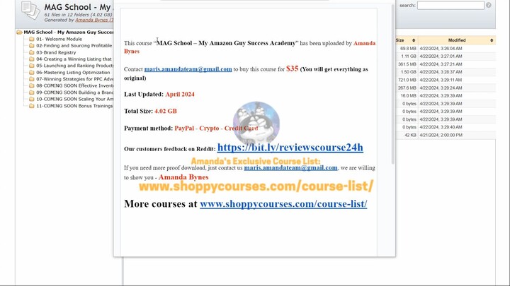 [Course24h.com] MAG School – My Amazon Guy Success Academy