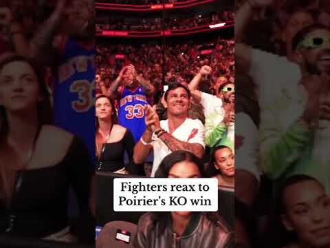 These reactions 👀 #UFC299