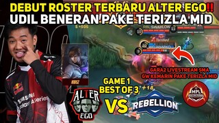 DEBUT ROSTER TERBARU ALTER EGO CELIBOY DIGANTI COK ‼️ MPLI ALTER EGO VS RBL GAME 1