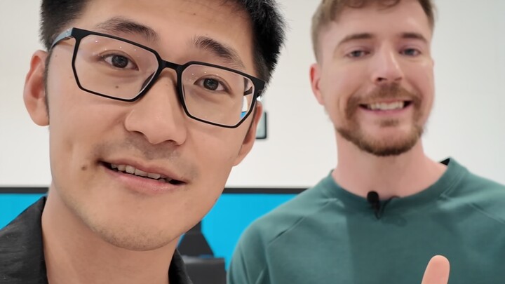 We brought a gift for Mr. Beast...