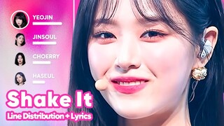 LOONA - Shake It (Queendom 2) Line Distribution + Lyrics Karaoke PATREON REQUESTED