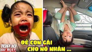 Phụ huynh cũng phải 'KHÓC RÒNG" trước những tình huống KHÓ ĐỠ của con em khi ở nhà