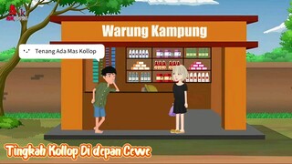 Tingkah Kollop di depan Cewe ( Animasi Anak Kampung ) - (Mantra Kuno 2 ) .