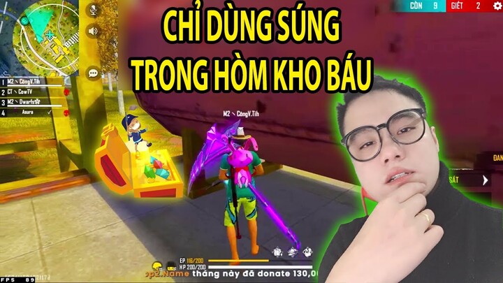 FREE FIRE | CowTV "CHỈ DÙNG ĐỒ TRONG HÒM KHO BÁU" Nhưng Mà Nó Lạ lắm HAHA !!!