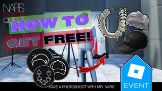 Full Guide! [ROBLOX EVENT 2022!] How to get Three UGC Accessories in NARS Color Quest!