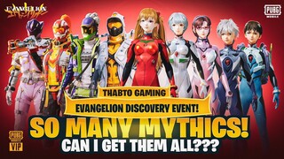 BEST COLLAB? | PUBG x EVANGELION DISCOVERY CRATE OPENINGS! | 13 MYTHICS! CAN WE GET THEM ALL?| PUBGM