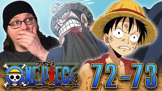 ONE PIECE EPISODE 72 & 73 REACTION | Anime Reaction | Sub