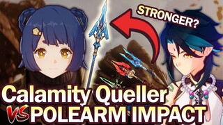 R1 CALAMITY QUELLER vs PJWS, Homa, The Catch w/ Xiao & Xiangling Test Comparison | Genshin 2.4