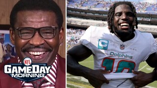 NFL GameDay | "Tyreek Hill is best player on Dolphins" Irvin marvels at Tyreek Hill's strength